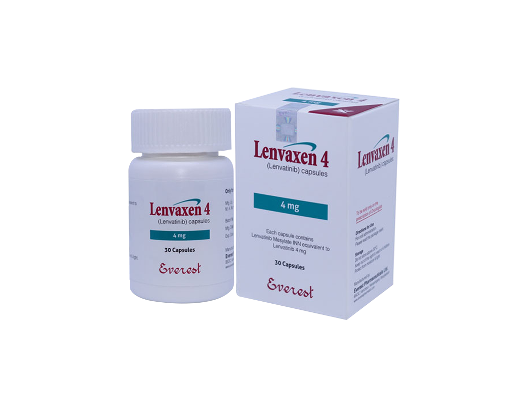 乐伐替尼 仑伐替尼 lenvatinib  4mg*30粒 孟加拉珠峰制药 说明书